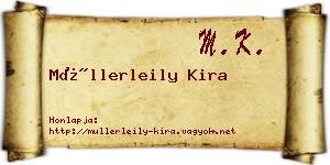 Müllerleily Kira névjegykártya